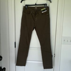 a.n.a mid-rise skinny pants - sz 4 army green
